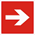 Знак F01-01 200*200 "Направляющая стрелка" пленка ФЭС в Барнауле